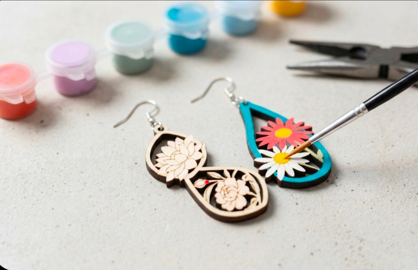 Garden Flower Earring Kit