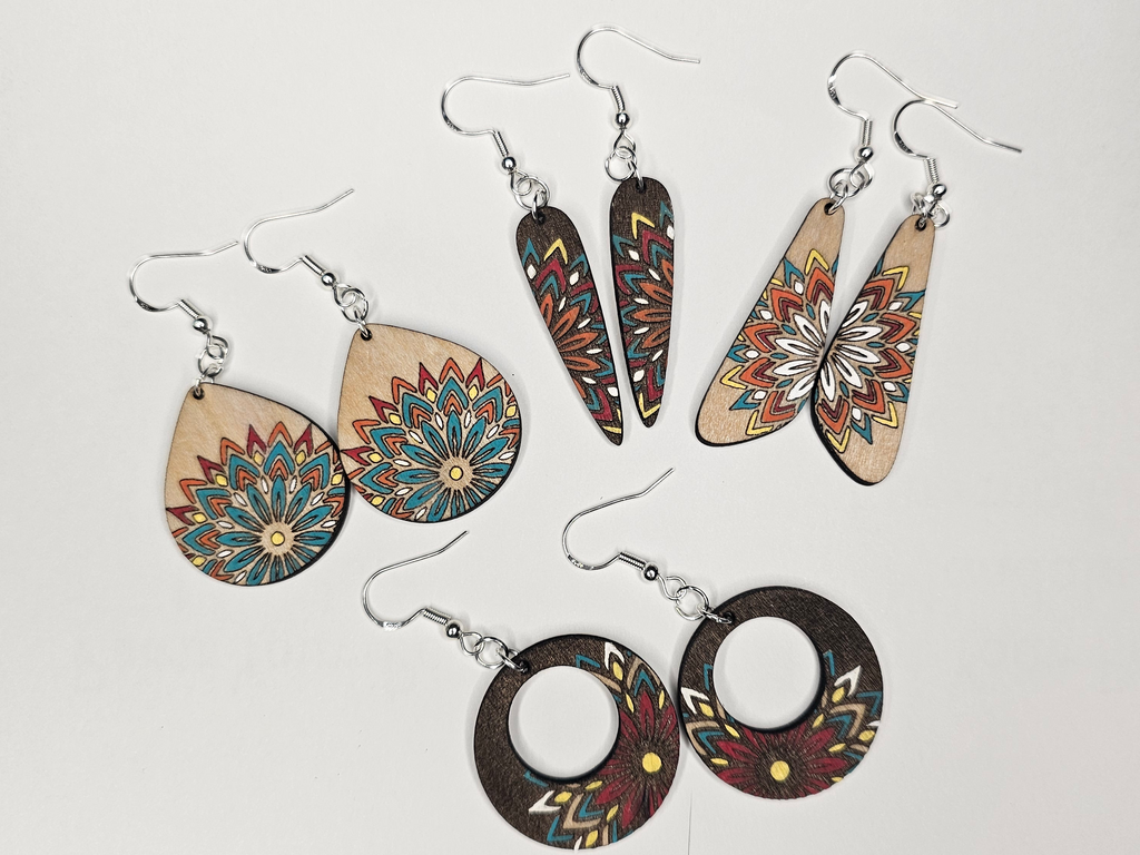 Paint Your Peace: Mandala Earring Kit
