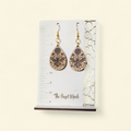 Honey Bee Teardrop Dangle Earrings