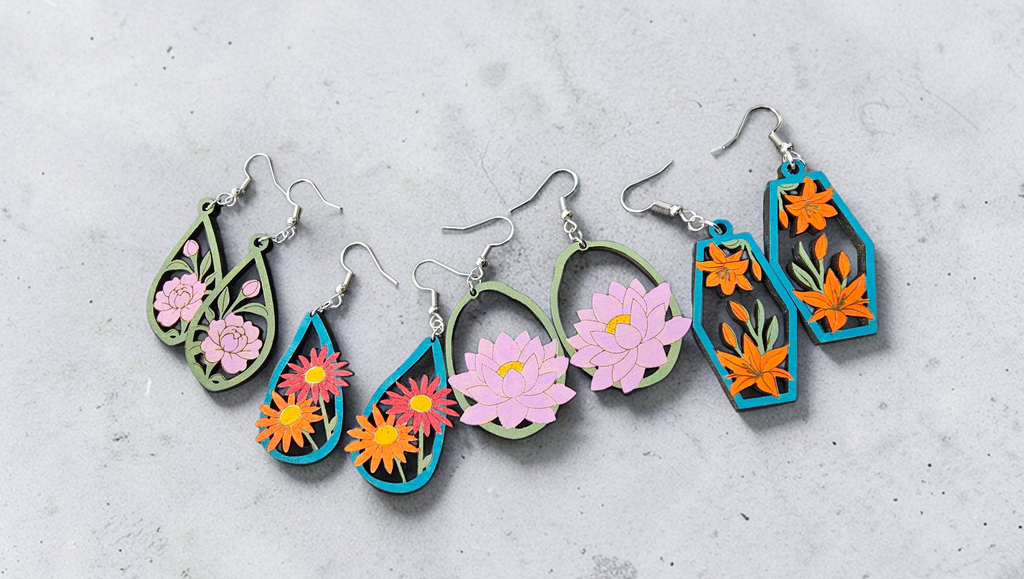 Garden Flower Earring Kit
