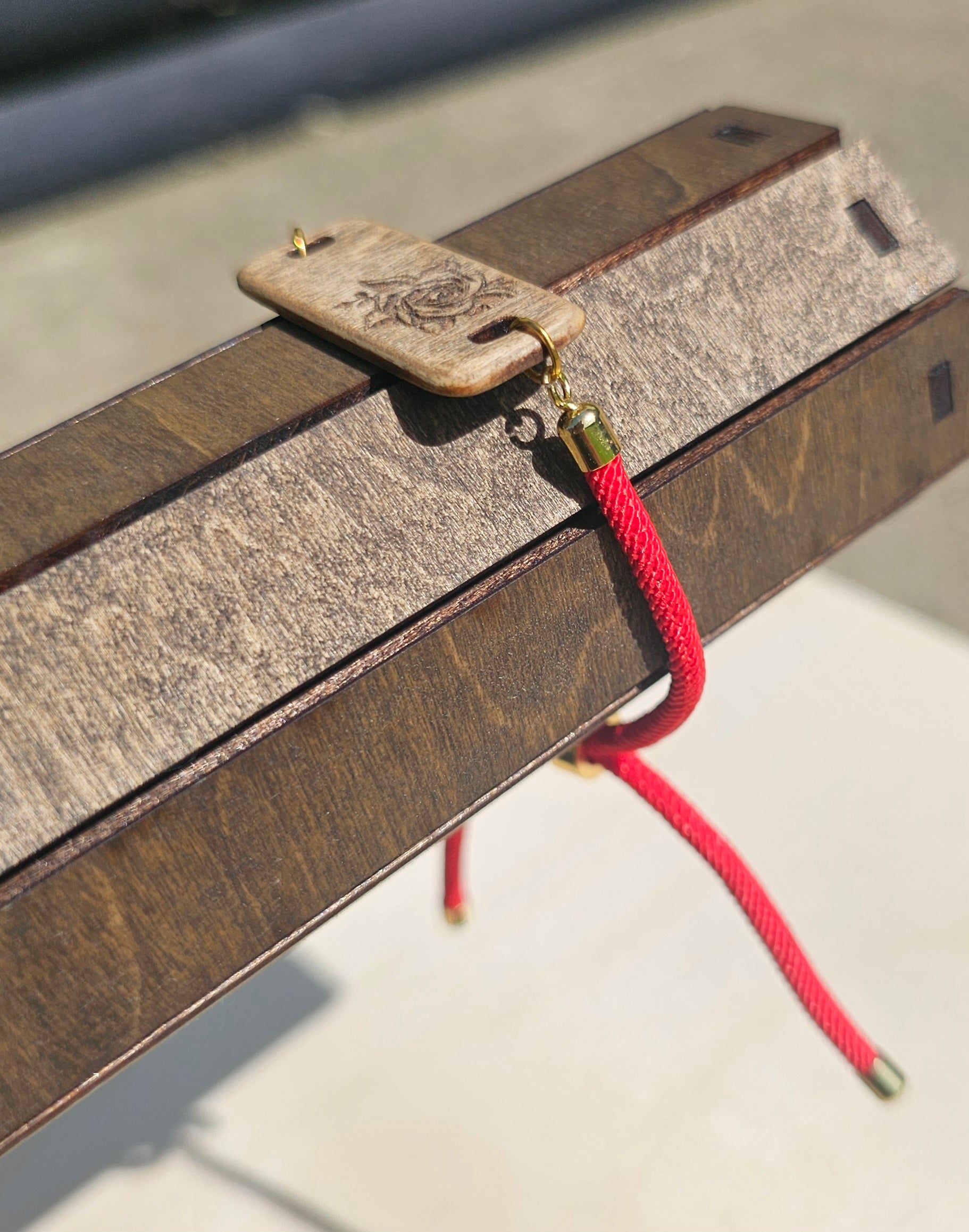 Rose Engraved Bracelet