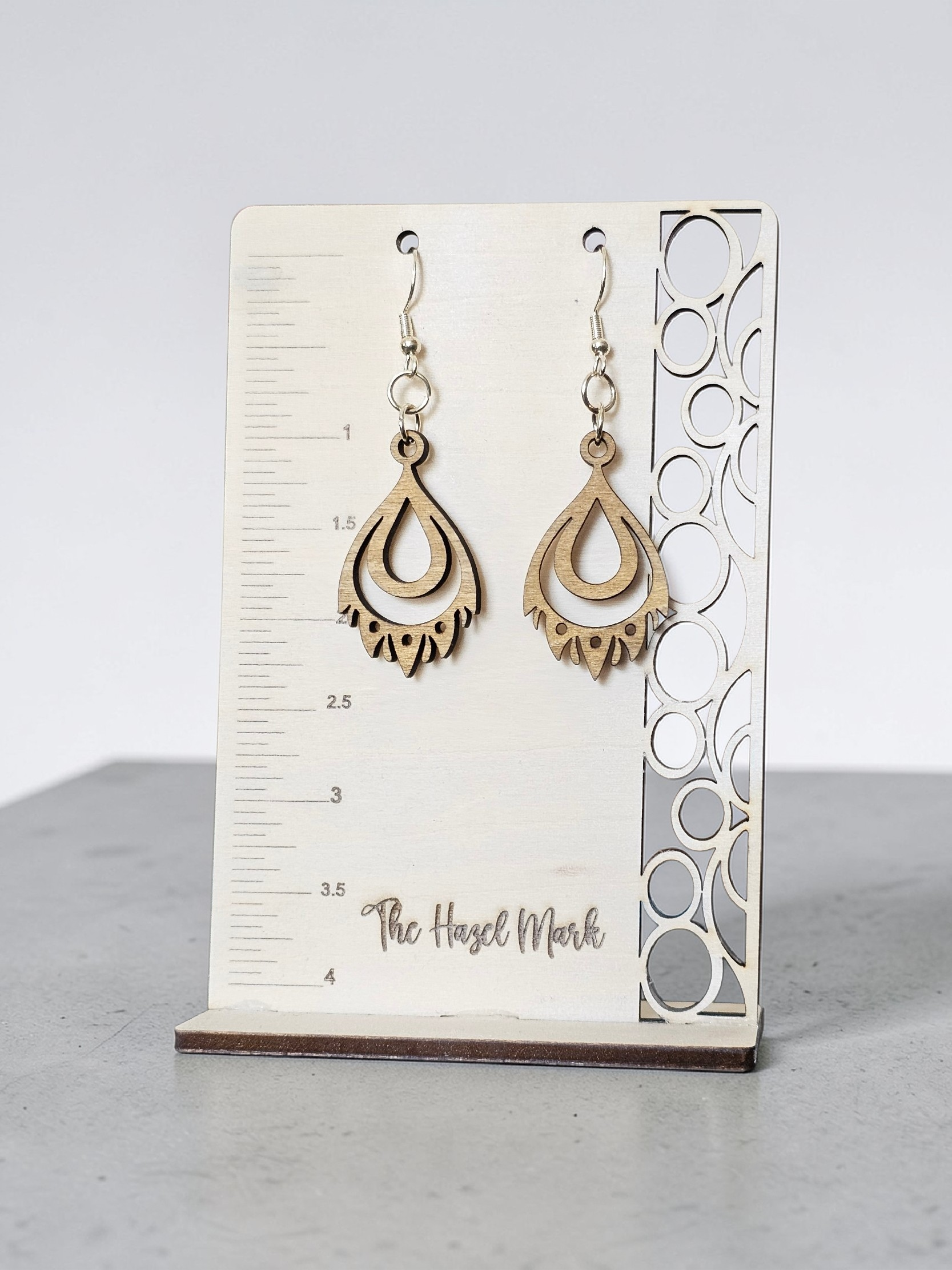 Bohemian Tiered Teardrop Dangle Earrings