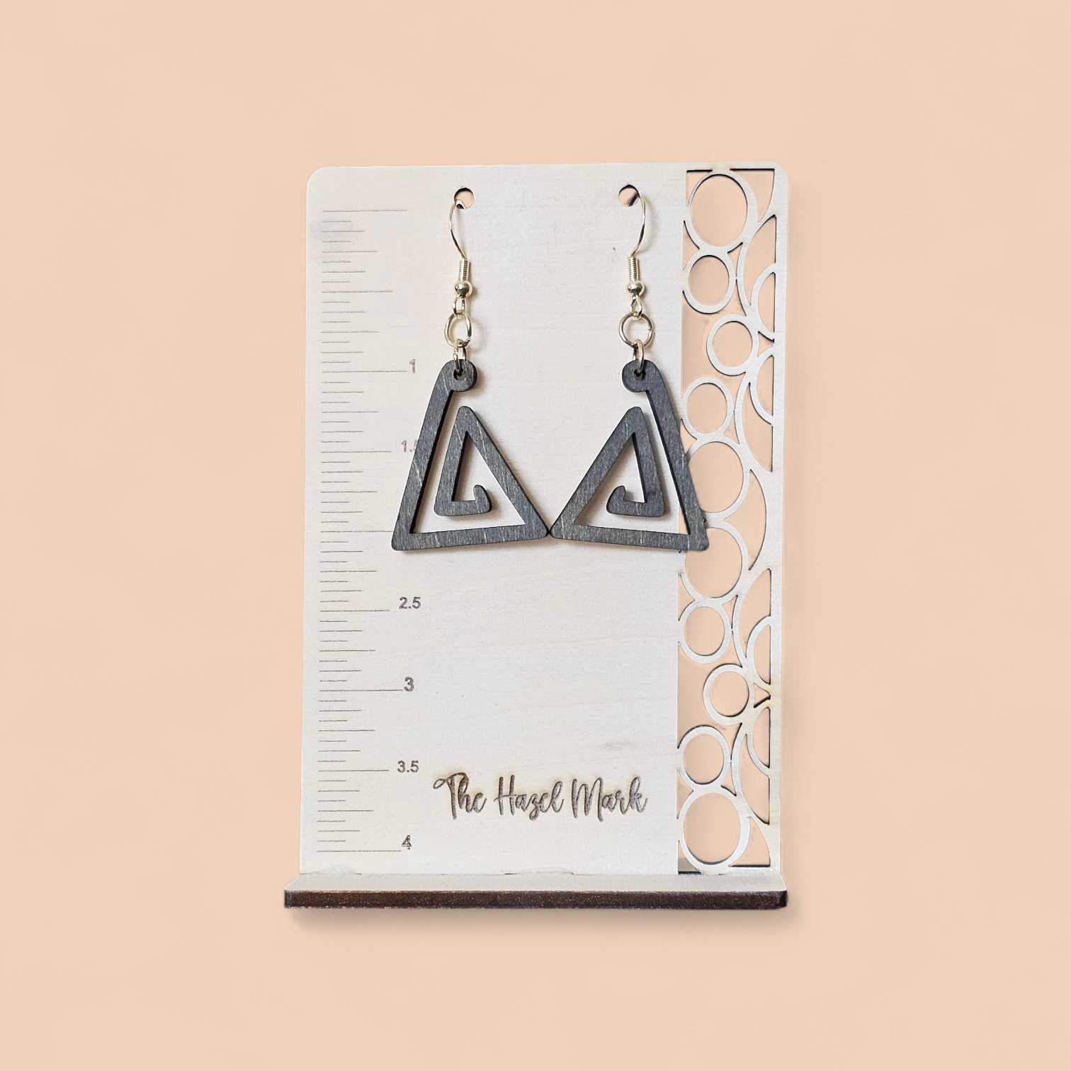 Modern Geometric Spiral Earrings