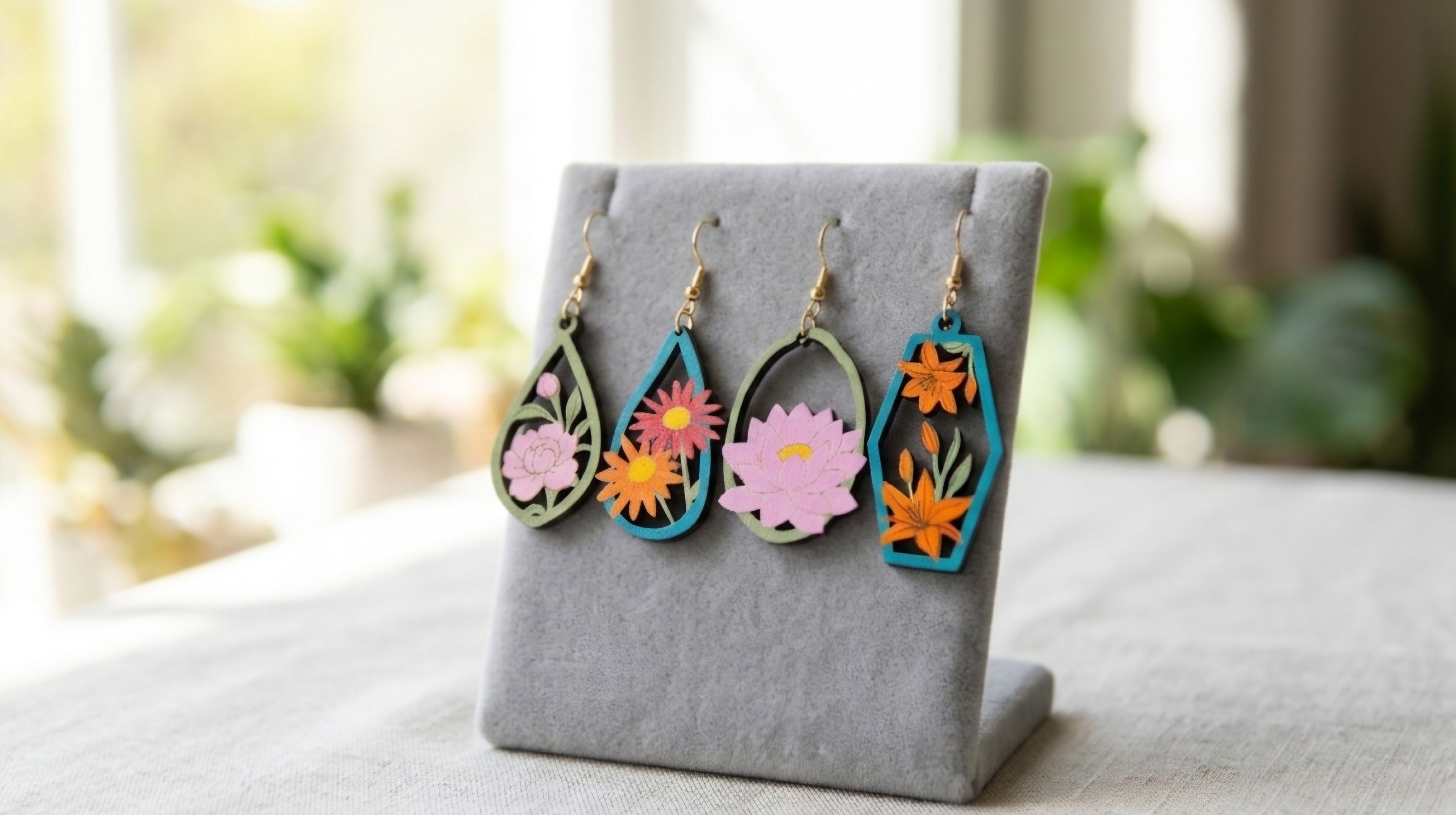 Garden Flower Earring Kit